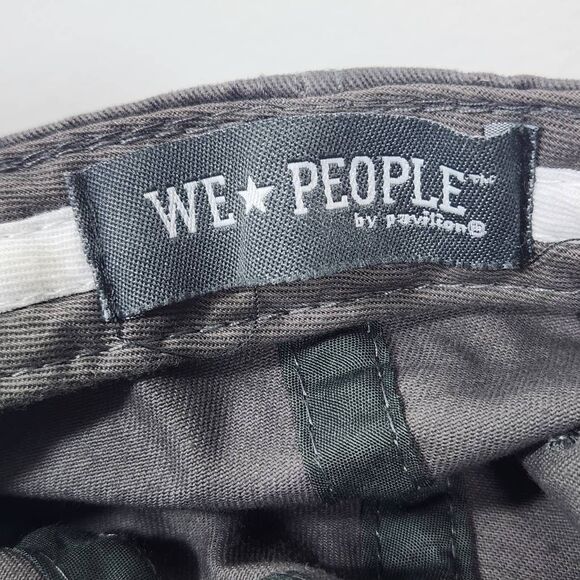 We People by Pavilion Gray Lacrosse People Distressed Baseball Cap One Size - Picture 7 of 7